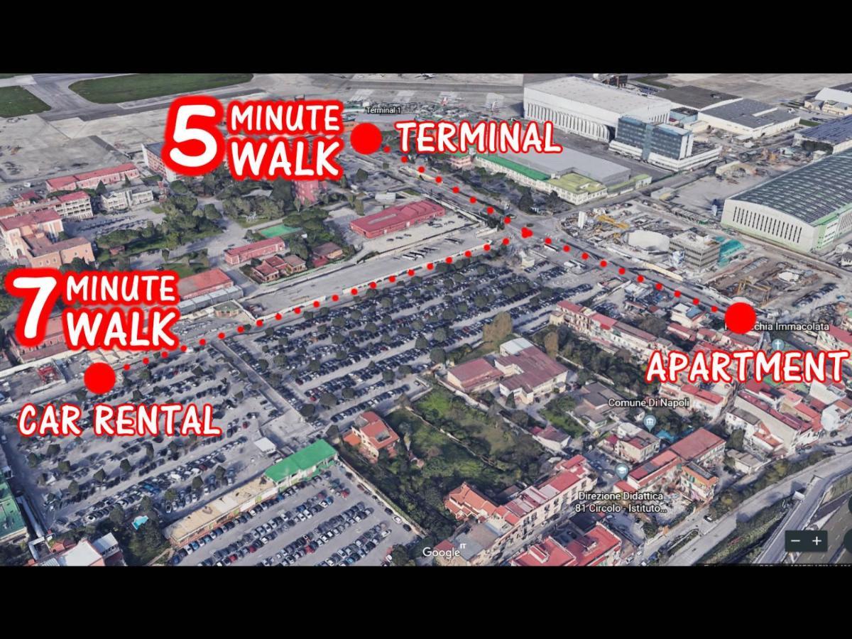 La Casetta Arancione Nell'Aeroporto Di Napoliアパートメント エクステリア 写真